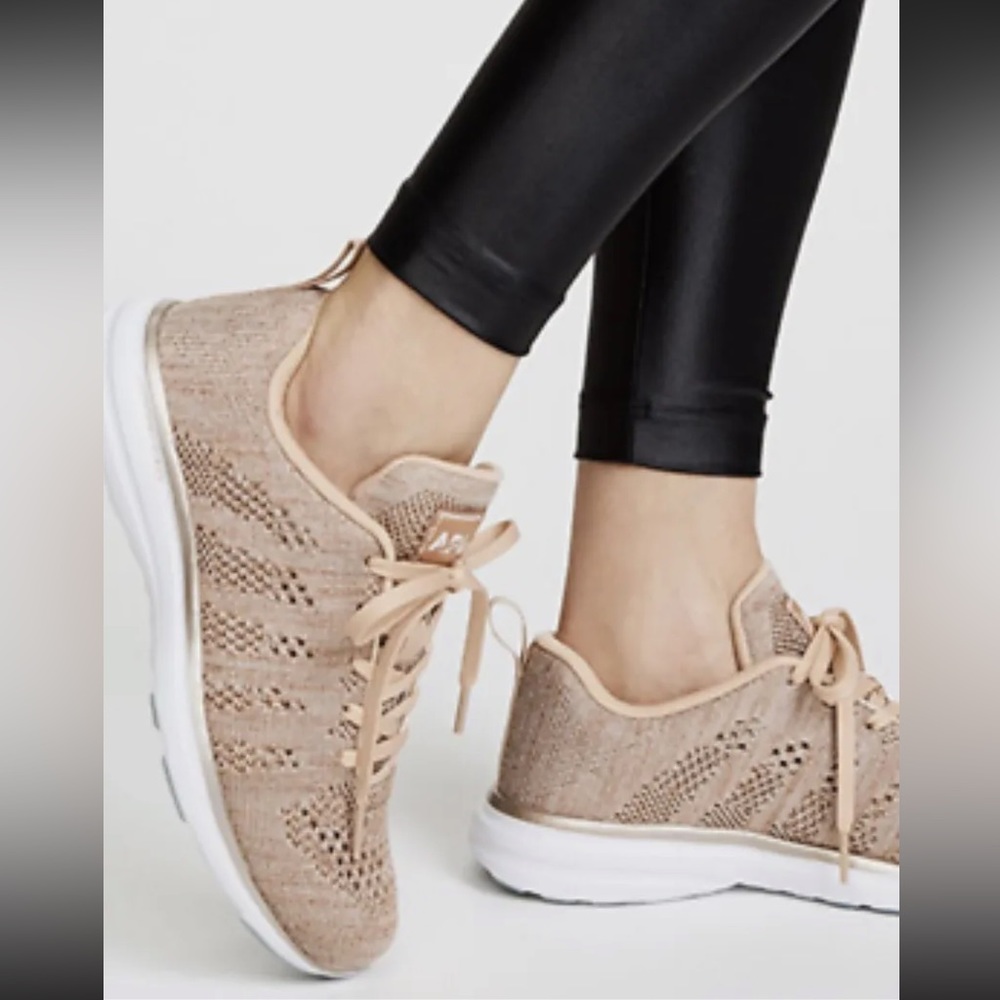 LN APL Womens Techloom Pro Size 9.5 Rose Gold Melange UK7 EU40.5